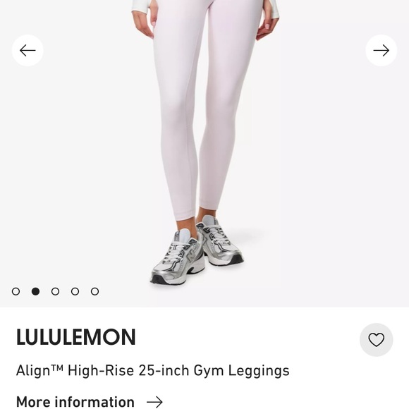 NWT lululemon BLISSFUL PINK align 25” leggings size US 4 - Picture 9 of 15